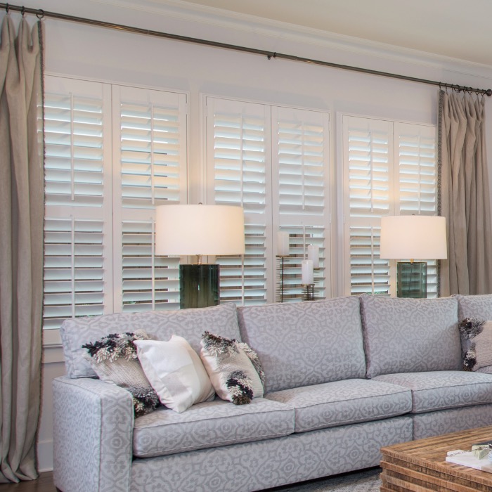 White Shutters in Living Room