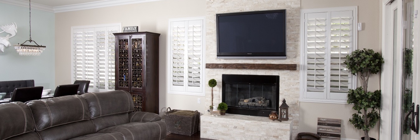 Polywood shutters in a Honolulu living room