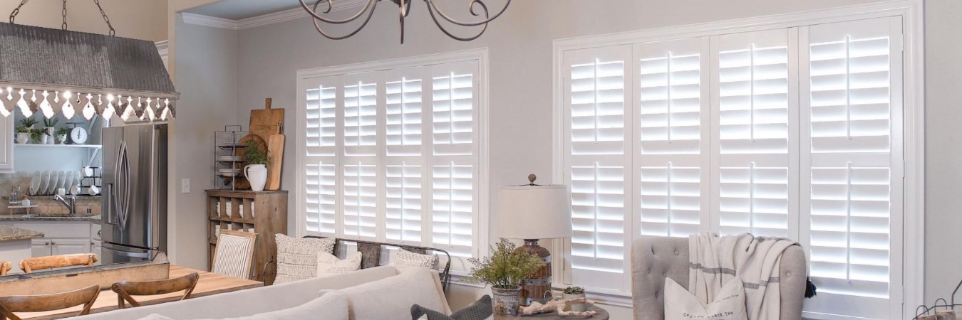 Interior shutters in Kapolei kitchen