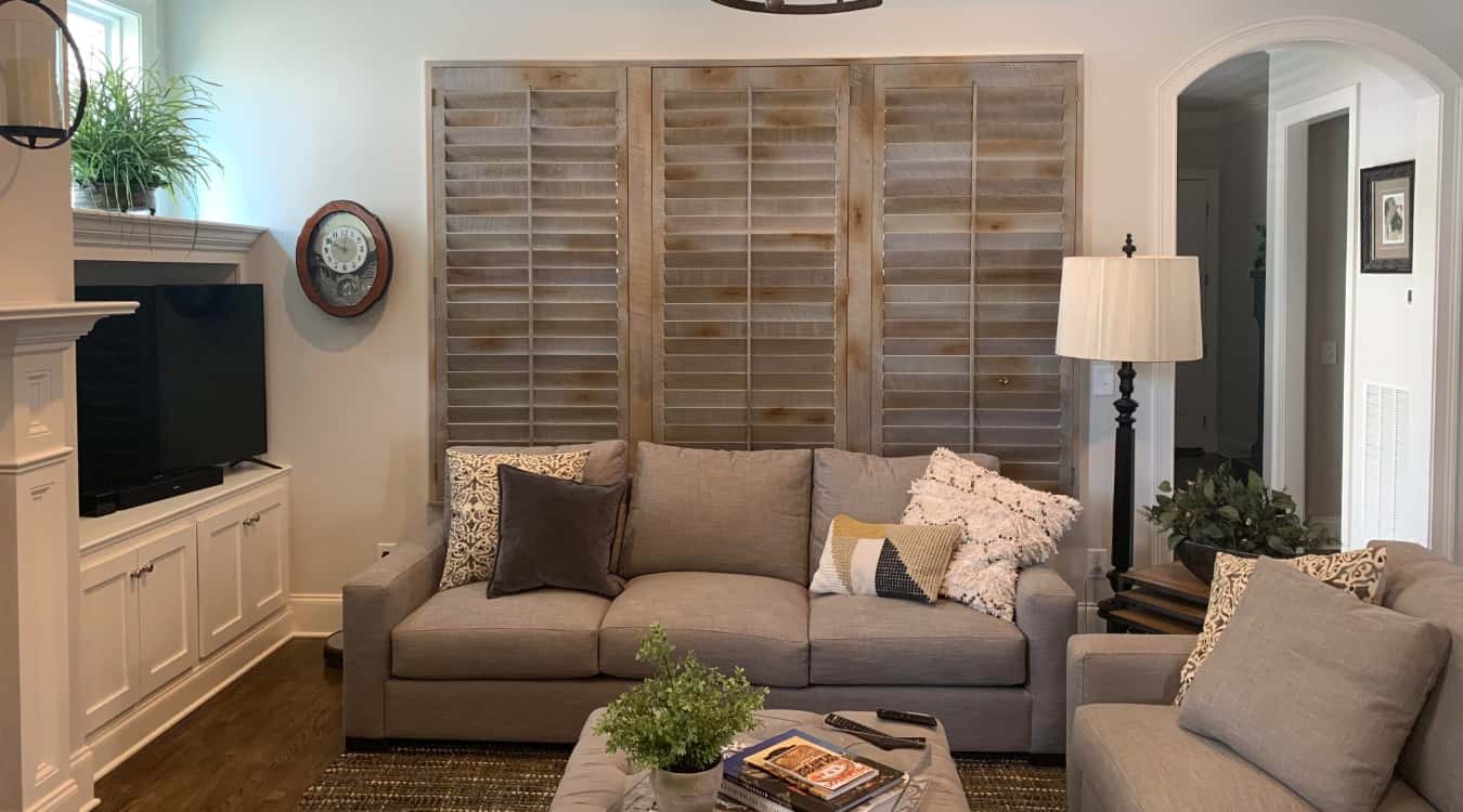 Reclaimed wood shutters in Honolulu