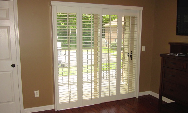 Sliding Glass Door Shutters In Honolulu Sunburst Shutters