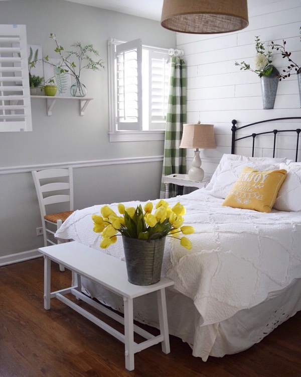 Honolulu cottage bedroom shutters